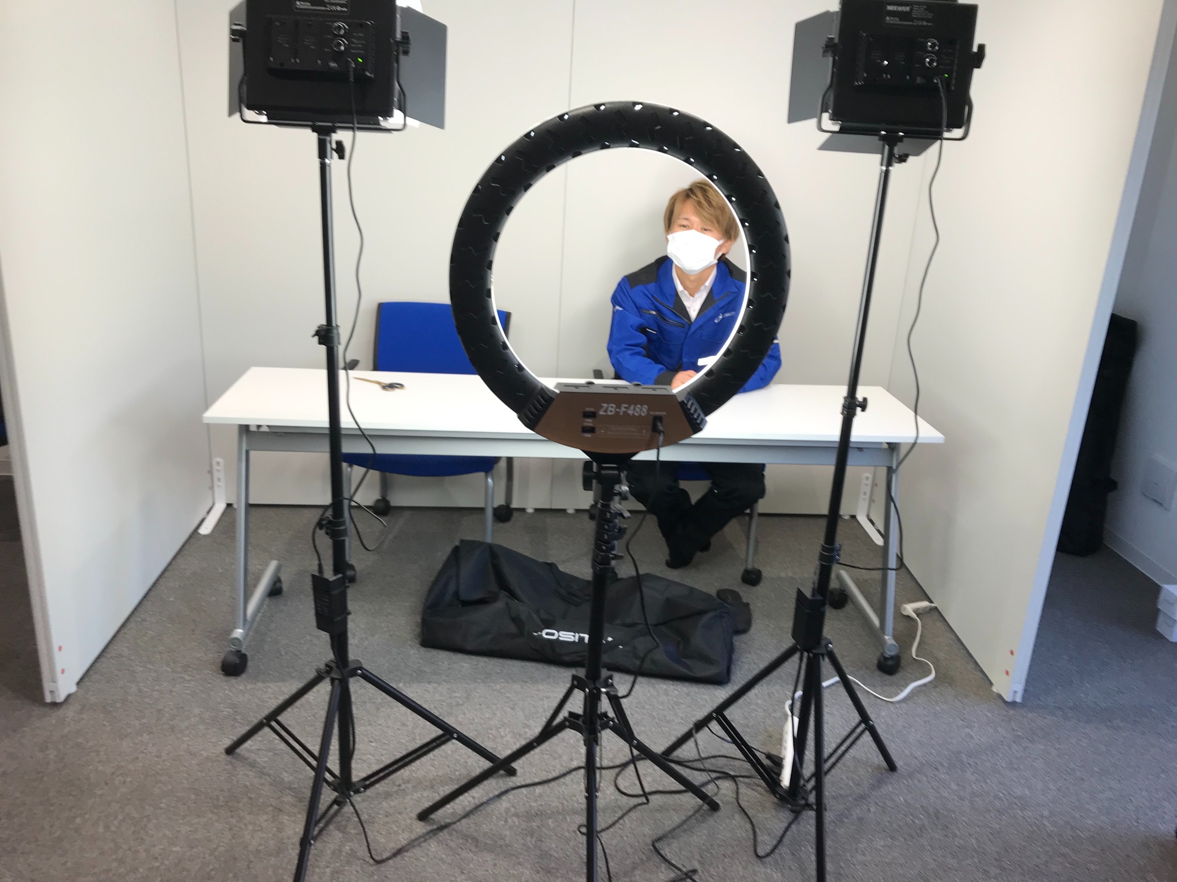 撮影スタジオのセッティング～M’s filmさん～