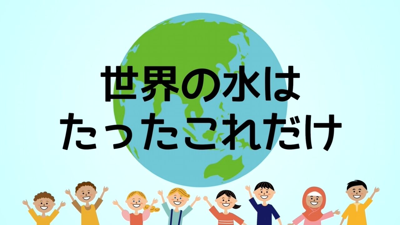 YouTube【SDGs】水について考えてみよう～5月9日はごくごくの日～UPしました！
