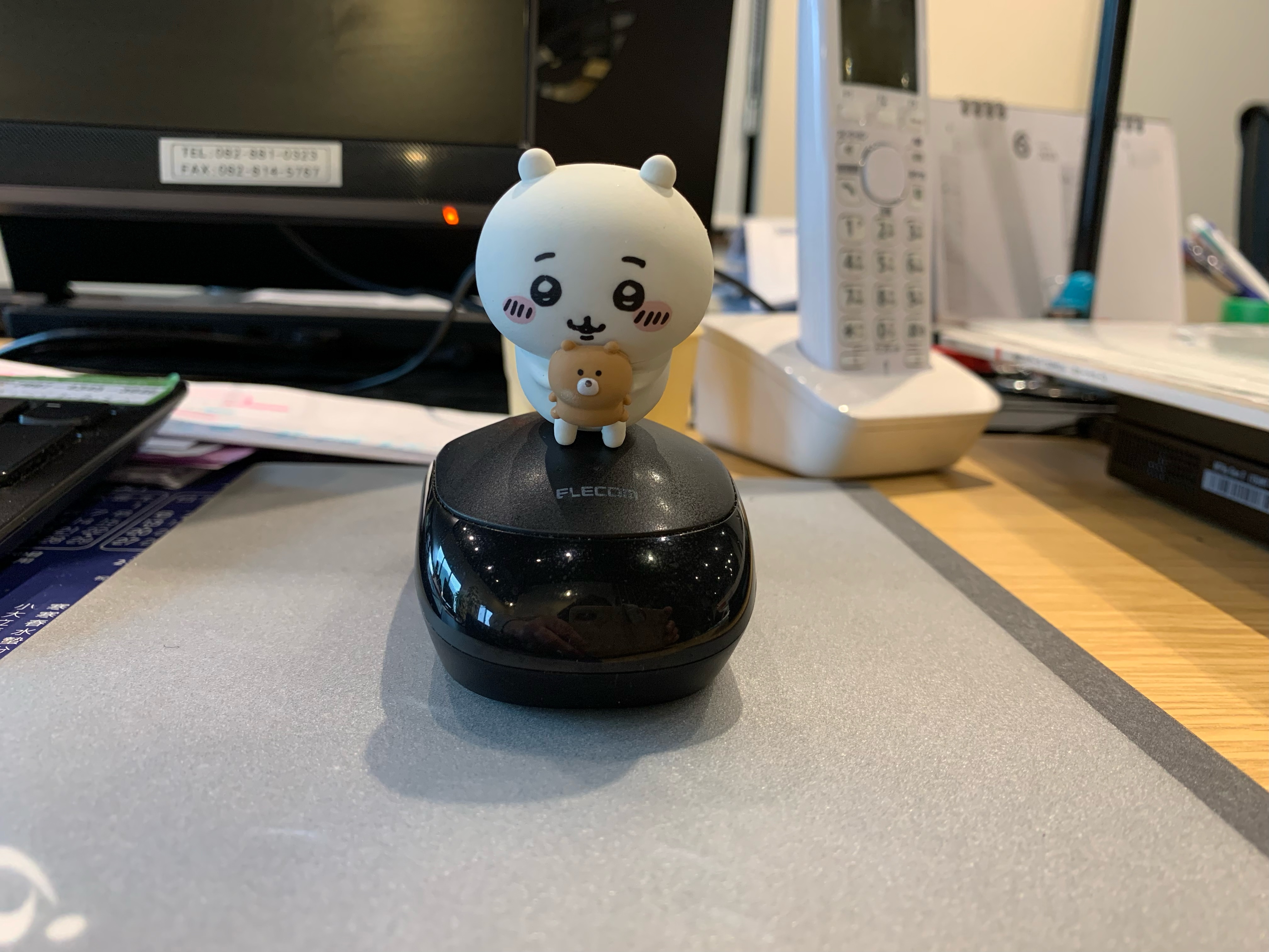 デスクの上が可愛らしいことに･･･🥰